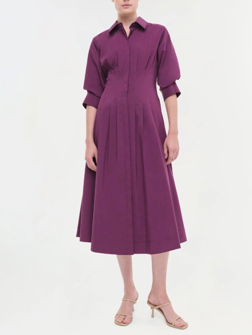 Simkhai Jazz Midi Dress in Acai Sz M